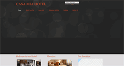 Desktop Screenshot of casamiahotel.com